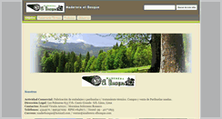 Desktop Screenshot of maderera-elbosque.com